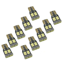 T10-3018SMD 10db-os helyzetjelző - fehér - 12V CANBUS led izzó