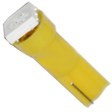 T5 led izzó 1 smd sárga DC12V autó tuning
