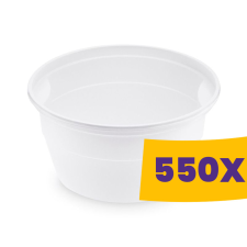 T-depo Gulyástál fehér - PP 500ml (Karton - 550 db) papírárú, csomagoló és tárolóeszköz