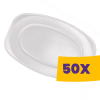 T-depo Habtálca fehér - 10 személyes 55x36cm (Karton - 50 db)