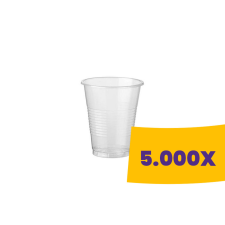 T-depo Műanyag pohár átlátszó - PP 100ml (Karton - 5000 db) papírárú, csomagoló és tárolóeszköz