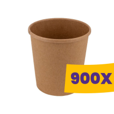 T-depo Papír leveses tál natúr 750ml (Karton - 900 db) papírárú, csomagoló és tárolóeszköz