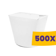 T-depo Papír tésztás doboz fehér 500ml (Karton - 500 db) papírárú, csomagoló és tárolóeszköz