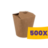 T-depo Papír tésztás doboz natúr 500ml (Karton - 500 db)