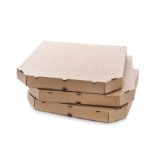 T-depo Pizzadoboz barna - hatszögletű 45cm papírárú, csomagoló és tárolóeszköz