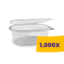 T-depo Szószos ovális tál egybefedeles - PET 100ml (Karton - 1000 db) papírárú, csomagoló és tárolóeszköz