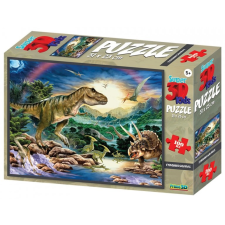 T-rex 3D puzzle 100 darabos puzzle, kirakós
