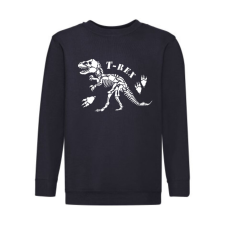 T-REX gyerek belebújós pulóver - Deep Navy /5-6 éves (116 cm) gyerek pulóver, kardigán