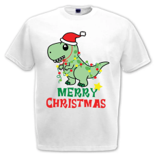  T-rex Karácsony - Karácsonyi Férfi Póló