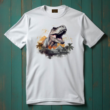  T-rex póló (Férfi)(Áttetsző) férfi póló
