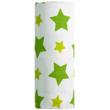 T-tomi BIO Bambusz fürdőlepedő Green stars lakástextília