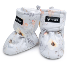 T-tomi Booties Flowers babacipő 3-6 months