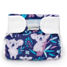 T-tomi Ortopédiai pamut terpeszpelenka, éjjeli koalák (5-9 kg) mosható pelenka