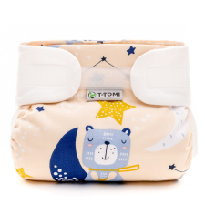 T-tomi Ortopédiai pamut terpeszpelenka, éjjeli macik (3-6kg) mosható pelenka