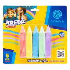 Táblakréta ASTRA FUN jumbo szögletes hegyezett 5 szín/bliszter kréta