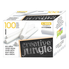  Táblakréta CREATIVE JUNGLE fehér kerek 100 db/doboz kréta