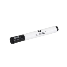 Táblamarker 3mm, mágneses, táblatörlővel multifunkciós Bluering® fekete filctoll, marker