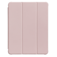 Tablettok iPad Pro 11 (2020) - pink smart case, átlátszó hátlappal, ceruza tartóval tablet tok