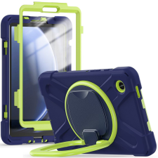  Tablettok Samsung Galaxy Tab A9 8.7 X110 / X115 - Tech-Protect X-Armor ütésálló, kitámasztható kék/zöld tablet tok tablet tok