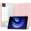  Tablettok XIAOMI PAD 6 (11,0 coll) - pink smart case tablet tok, ceruza tartóval