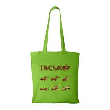  Tacskó - Bevásárló táska Zöld egyedi ajándék