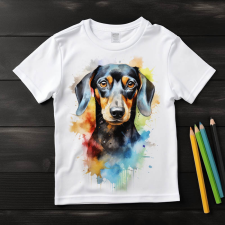  Tacskó póló (Gyerek)(Színes) gyerek póló