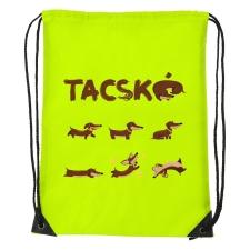 Tacskó - Sport táska sárga v2 tornazsák