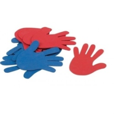 Tactic Sport padlójelölő szett kéz forma csúszásgátló gumiból 14,5x14,5 cm, 6 eltérő szín, 6 kézpár gyógyászati segédeszköz