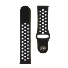 Tactical 267 Dupla szilikon szíj 22mm Fekete/szürke okosóra kellék