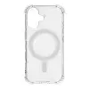 Tactical Apple iPhone 16, Műanyag hátlap védőtok + szilikon keret, közepesen ütésálló, Magsafe töltővel kompatibilis, Tactical MagForce Plyo, átlátszó