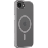 Tactical Apple iPhone 16e, Műanyag hátlap védőtok + szilikon keret, közepesen ütésálló, Magsafe kompatibilis, Tactical MagForce Hyperstealth, áttetsző/világosszürke