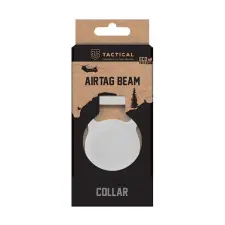 Tactical Beam Collar Airtag tok, fehér tok és táska