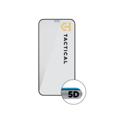 Tactical Glass Shield 5D Apple iPhone 12 Pro/12 Pro kijelzővédő üvegfólia, fekete mobiltelefon kellék