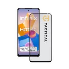 Tactical Glass Shield 5D Infinix Hot 40i készülékhez fekete mobiltelefon kellék