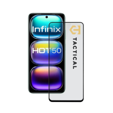 Tactical Glass Shield 5D Infinix Hot 50 4G készülékhez fekete mobiltelefon kellék