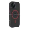 Tactical iPhone 15 TACTICAL MAGFORCE HYPERSTEALTH 2.0 szilikon telefonvédő ütésállóság, MagSafe, FEKETE/PIROS (TACTICAL_57983121099)