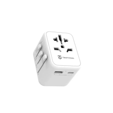 Tactical PTP Worldwide utazó adapter fehér (128759) (128759) mobiltelefon kellék