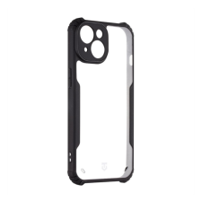 Tactical Quantum Stealth Apple iPhone 15 tok, fekete/átlátszó tok és táska