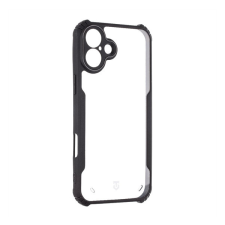 Tactical Quantum Stealth Apple iPhone 16 Plus tok, átlátszó/fekete tok és táska