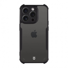 Tactical Quantum tok átlátszó / fekete Apple iPhone 15 Pro készülékhez 224348 tok és táska