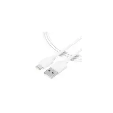 Tactical Smooth Thread USB-A/Lightning adatkábel, 1m, fehér kábel és adapter