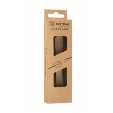  Tactical Smooth Thread USB / USB-C töltő- és adatkábel, 2m, fekete kábel és adapter
