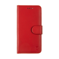 Tactical Telefontok Honor X6 - Tactical Field piros szilikon keretes könyvtok mágneses ráhajtófüllel tok és táska