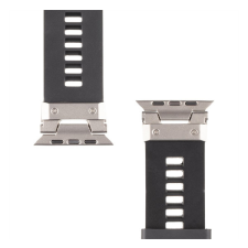 Tactical Tough Band Apple Watch Ultra mágneses szilikon szíj, fekete okosóra kellék