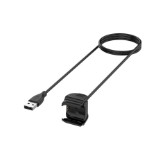  Tactical - Xiaomi Mi Band 5/6/7 okosóra töltő - fekete , USB végű kábel, 30cm okosóra kellék