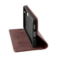 Tactical Xproof Xiaomi Redmi Note 12S flip/oldalra nyíló tok, barna tok és táska