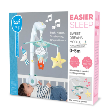 TAF TOYS zenélő-forgó elektromos Sweet Dreams 12665 bébijáték kiságyra