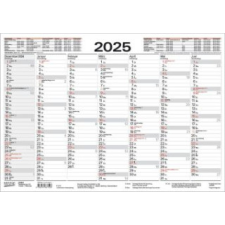  Tafelkalender A3 2025 naptár, kalendárium