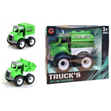  Takarítógép autó efektekkel 16,5 cm autópálya és játékautó