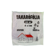  Takarófólia Super létrázható 20 m2 4x5 m ragasztószalag és takarófólia